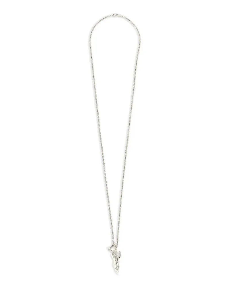 Vivienne Westwood Man Satyr Orb necklace - Silber Silber