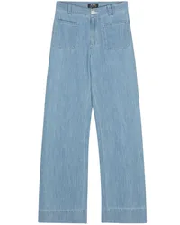 A.P.C. Emilie Schlagjeans Blau