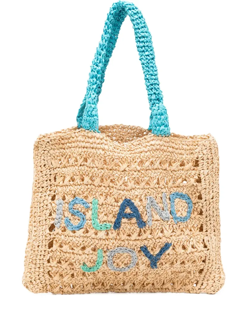 DE SIENA Gehäkelte Tote Bag - Nude Nude