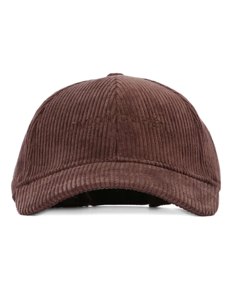 Jacob Cohën corduroy baseball cap - Braun Braun