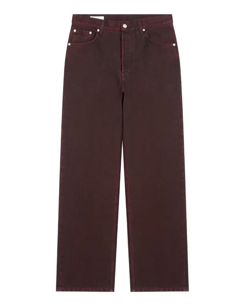 Dries van Noten Jeans mit lockerem Schnitt - Rot Rot