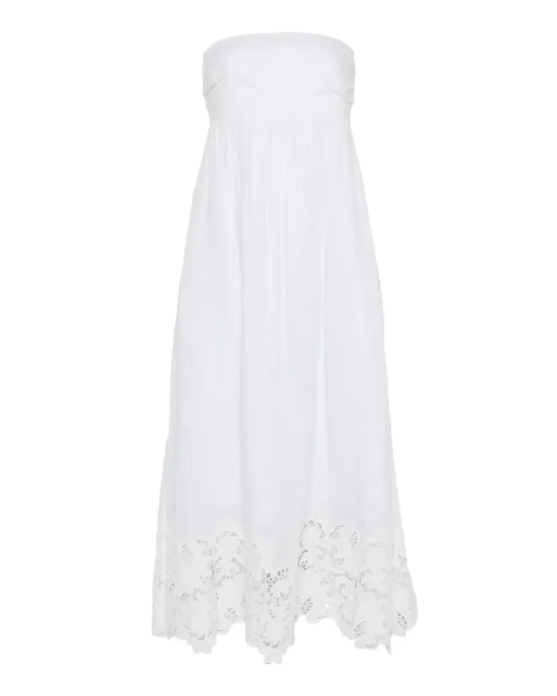 Max Mara Scena lace midi dress - Weiß Weiß
