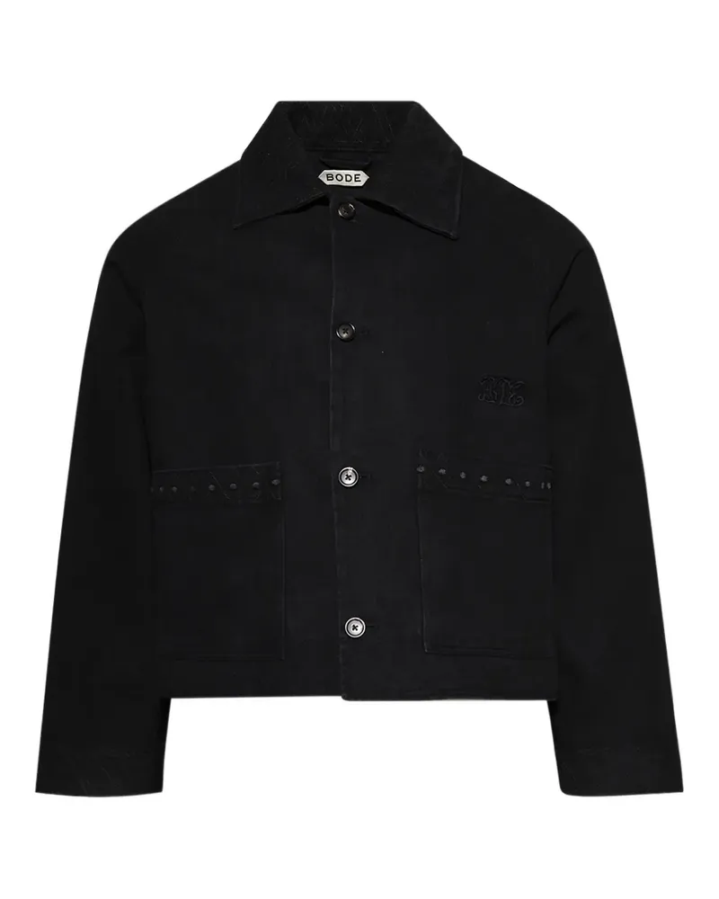 BODE Jacke mit Stickerei - Schwarz Schwarz