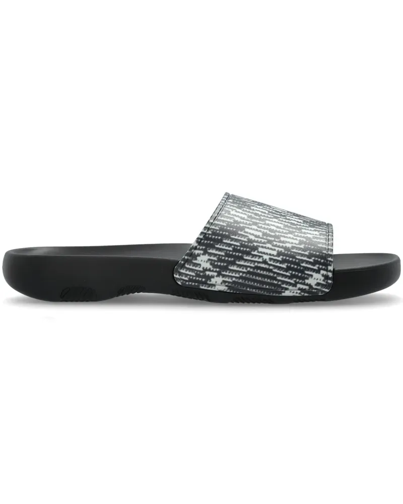 Burberry Dive Pantoletten - Schwarz Schwarz