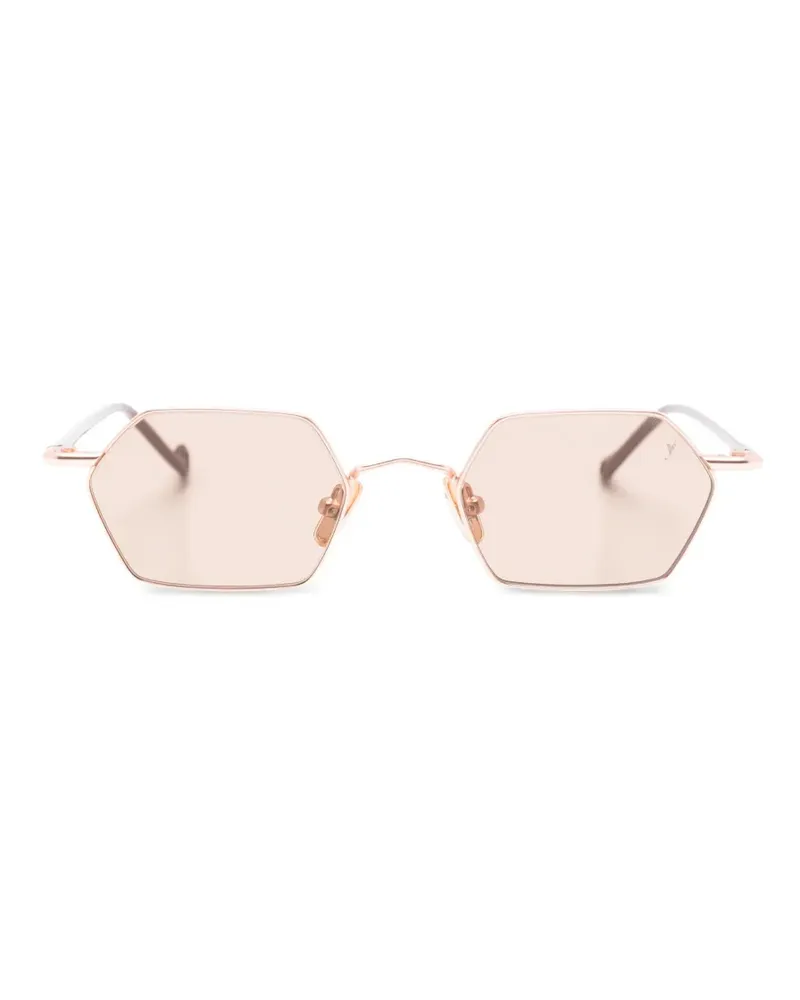 Eyepetizer Sonnenbrille mit geometrischem Gestell - Gold Gold