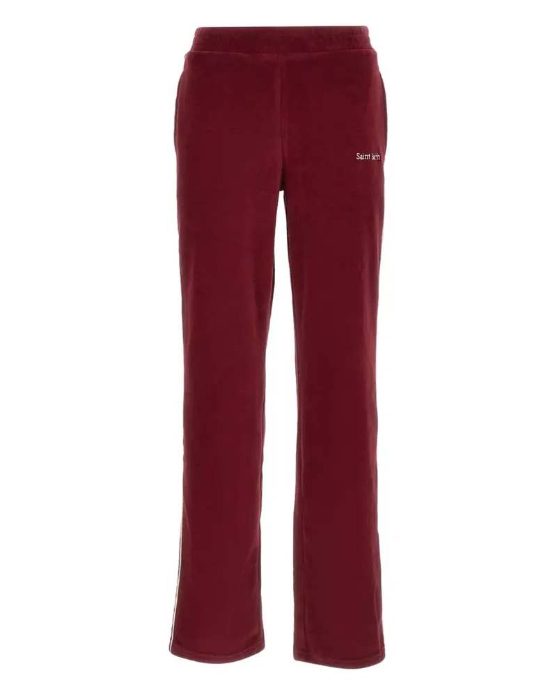 MC2 Saint Barth Yvonne Sporthose mit Logo-Stickerei - Rot Rot