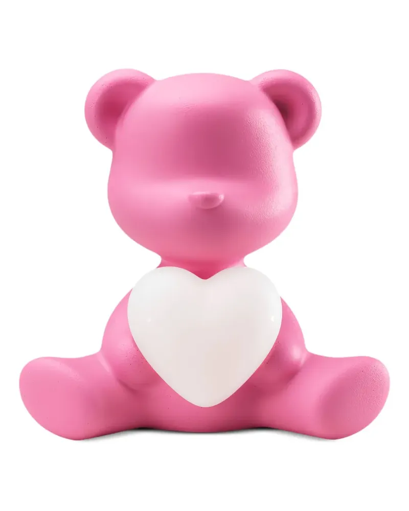 Qeeboo xs Teddy Heart Lampe - Rosa Rosa