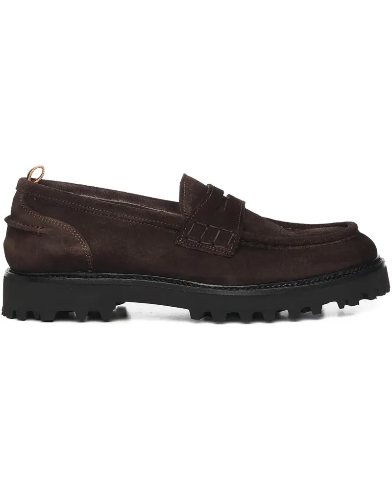 Giuliano Galiano round toe loafer - Braun Braun