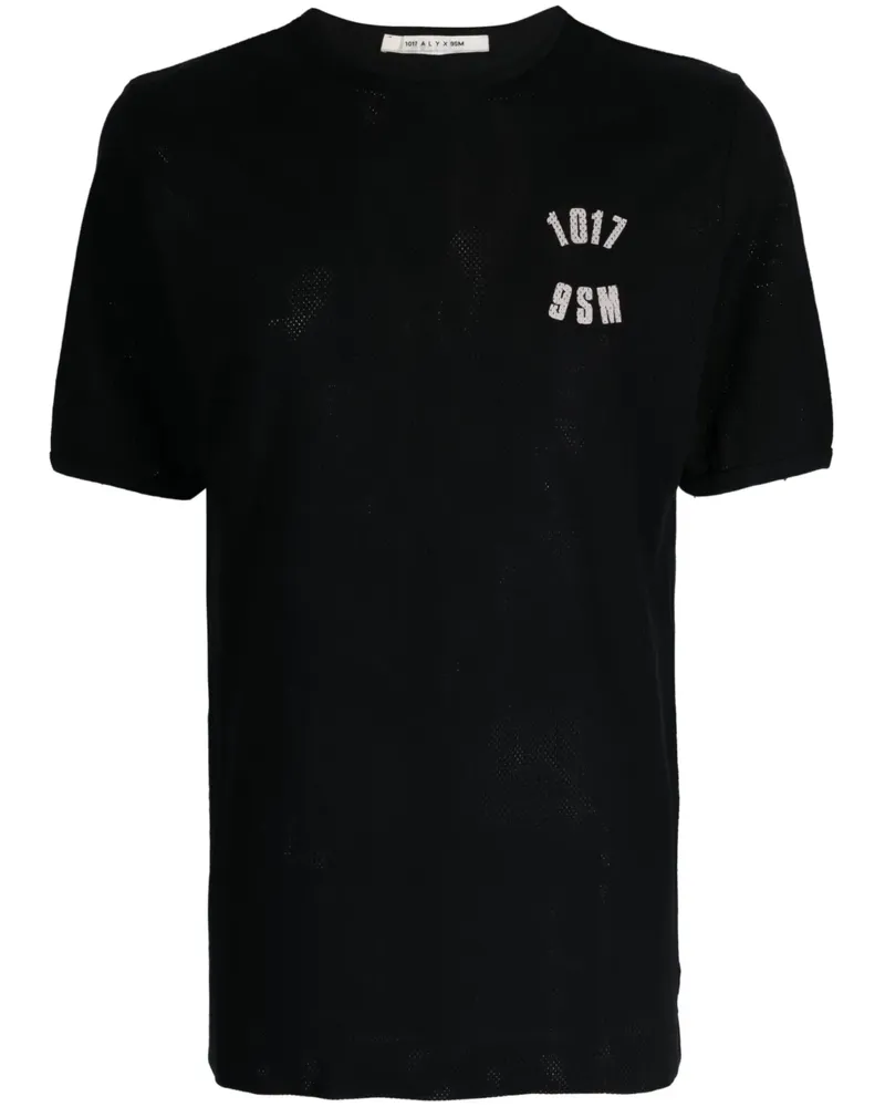 1017 ALYX 9SM T-Shirt mit Logo-Print - Schwarz Schwarz