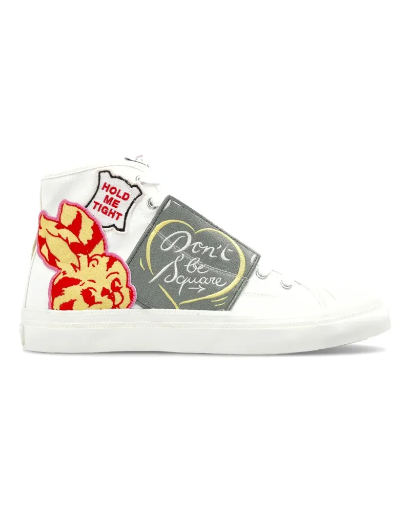 Kenzo Hoshi High-Top-Sneakers - Weiß Weiß