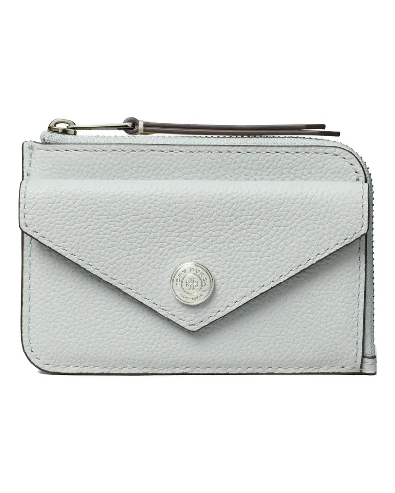 Tory Burch Pebble Kartenetui mit Klappe - Grau Grau