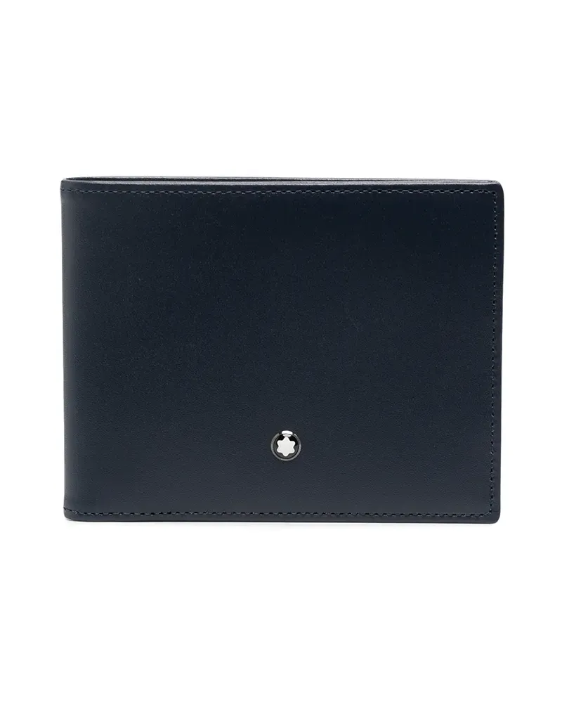 Montblanc Portemonnaie mit Logo-Schild - Blau Blau