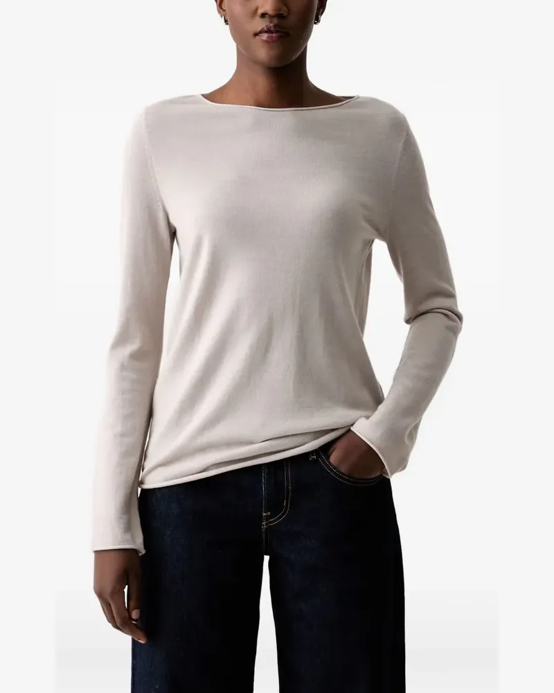 Marc O'Polo boat-neck long-sleeve sweater - Nude Nude