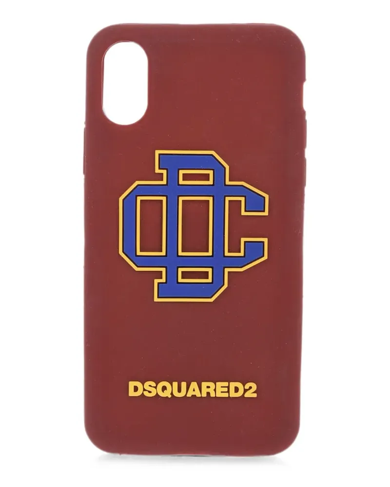 Dsquared2 iPhone X-Hülle mit Monogramm - Rot Rot