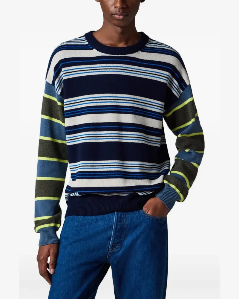 Paul Smith Gestreifter Pullover - Schwarz Schwarz