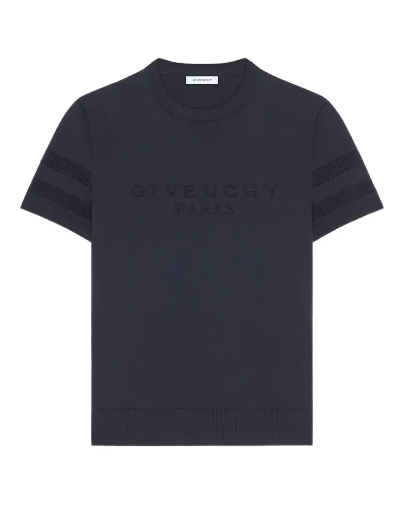Givenchy Kurzärmeliger Pullover - Blau Blau