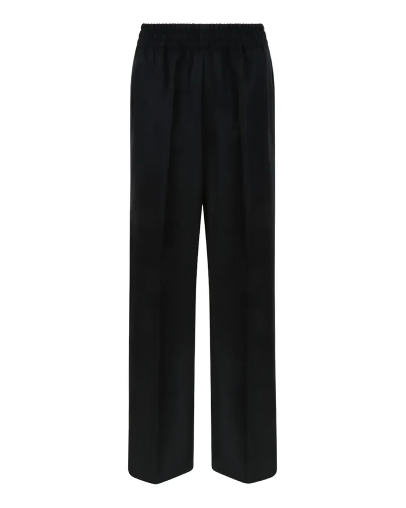 Golden Goose sweatpants in dark blue wool gabardine - Blau Blau