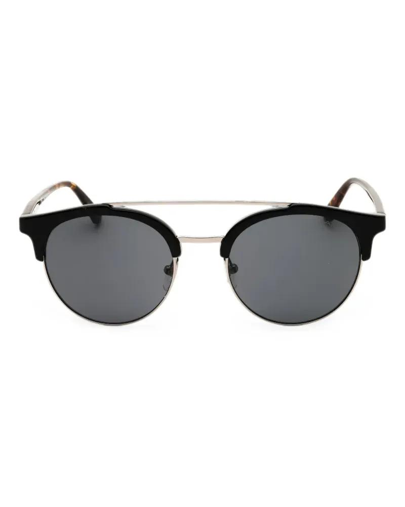 Gant round-frame browline sunglasses - Schwarz Schwarz