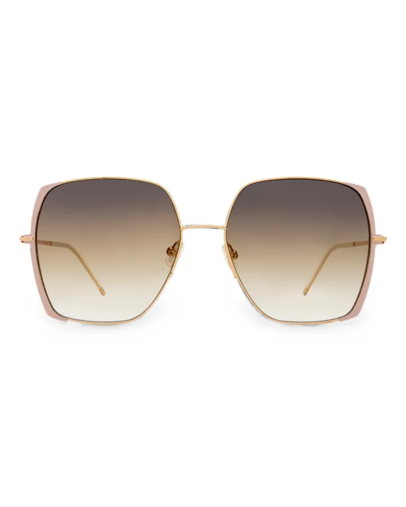HUGO BOSS geometric-frame sunglasses - Rosa Rosa