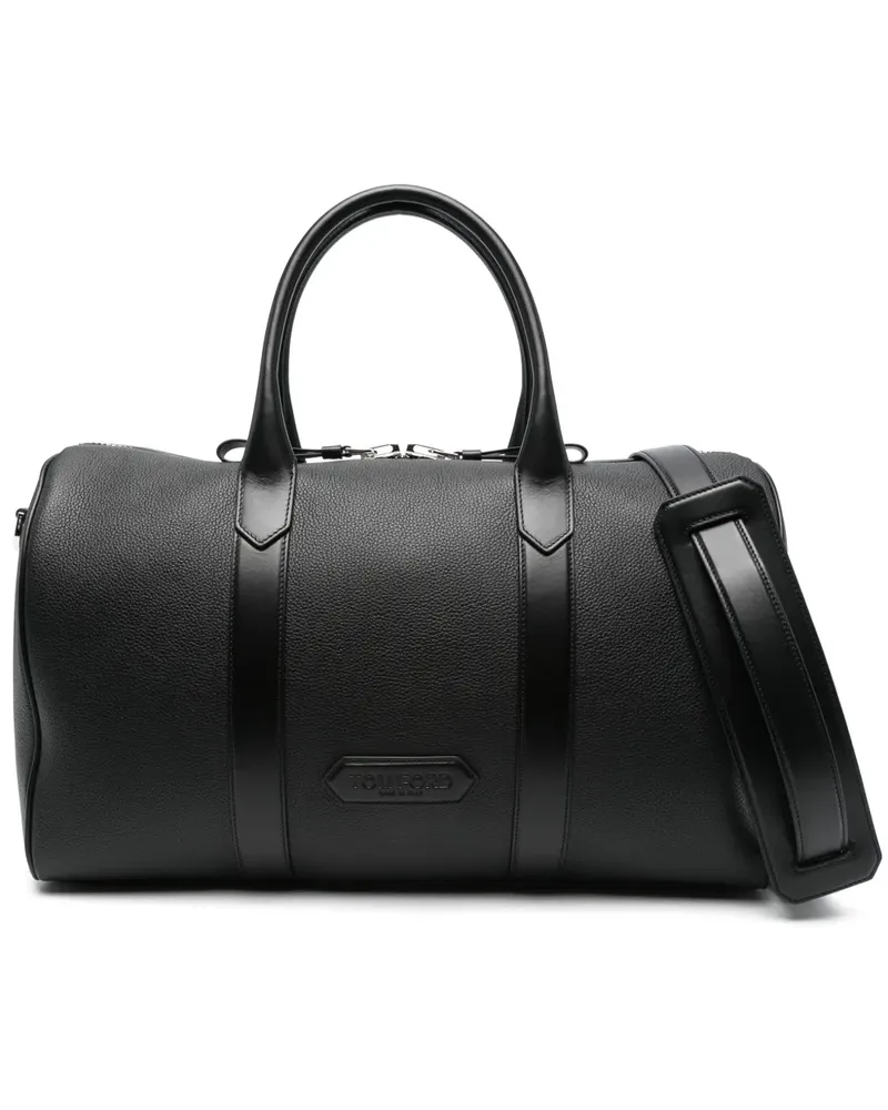Tom Ford Reisetasche aus Leder - Schwarz Schwarz