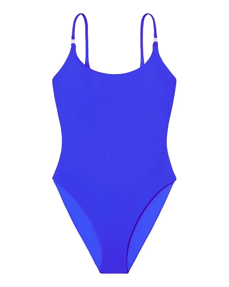 Tory Burch solid swimsuit - Blau Blau