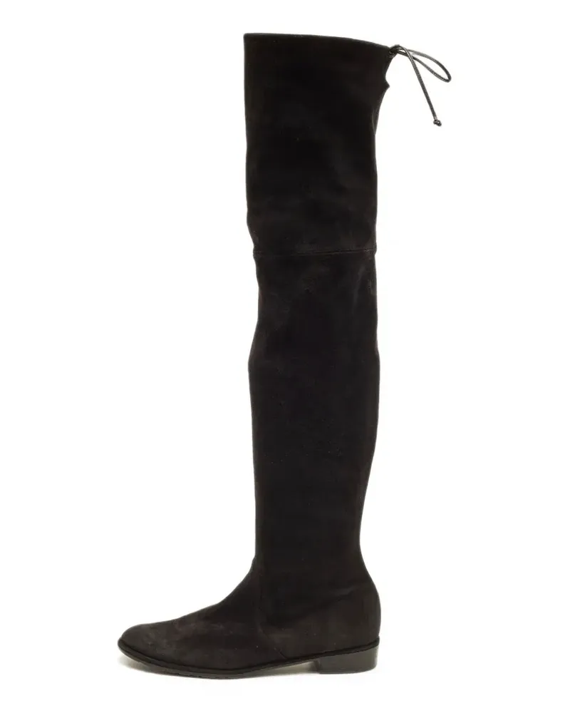 Stuart Weitzman Lowland Overknee-Stiefel - Schwarz Schwarz