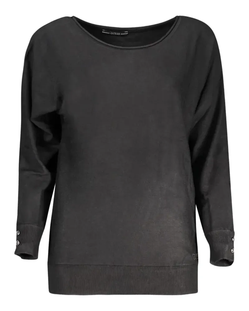 Guess button-cuff sweater - Schwarz Schwarz