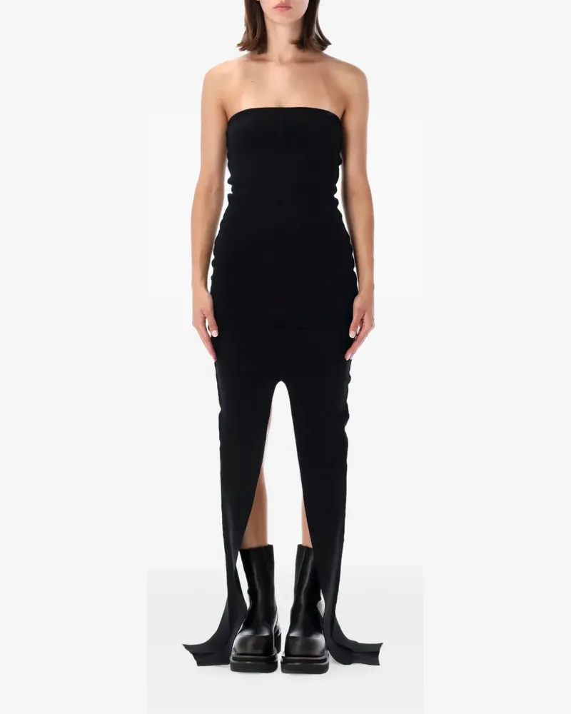 Rick Owens Schulterfreies Kleid - Schwarz Schwarz