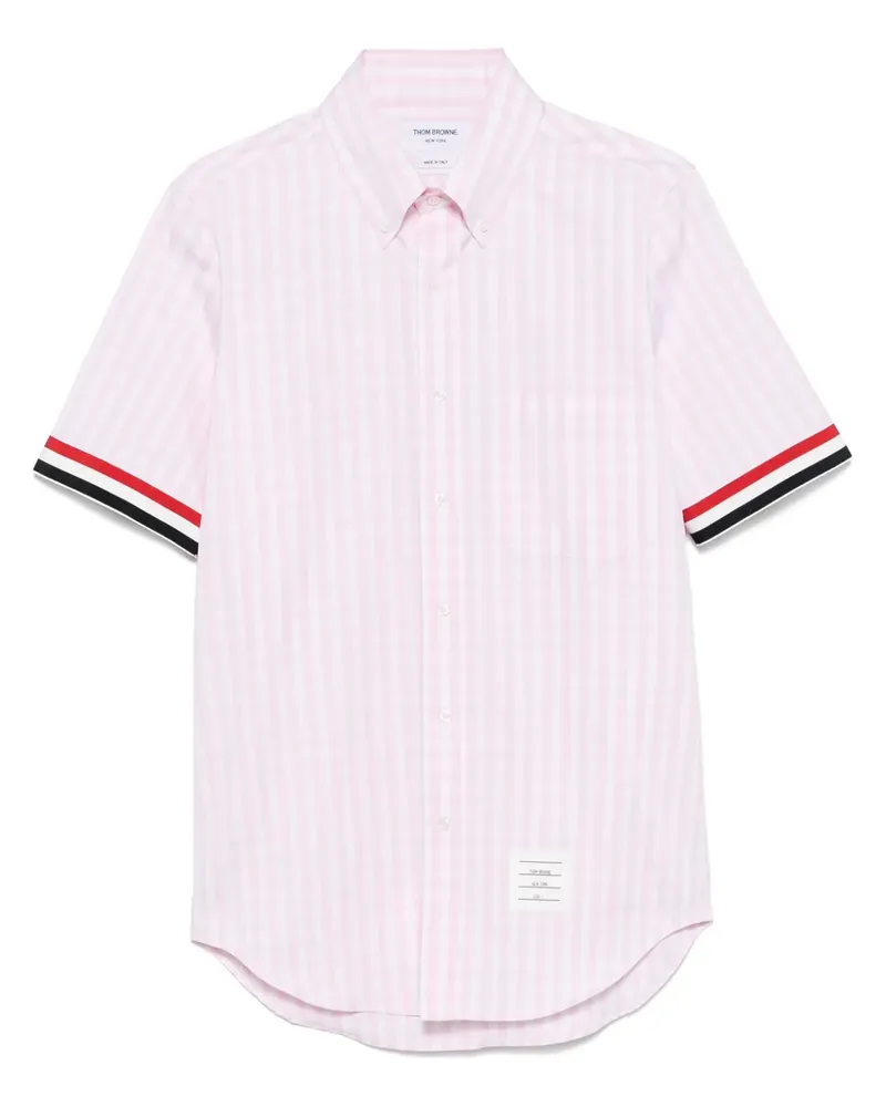 Thom Browne Hemd mit Vichy-Karo - Rosa Rosa