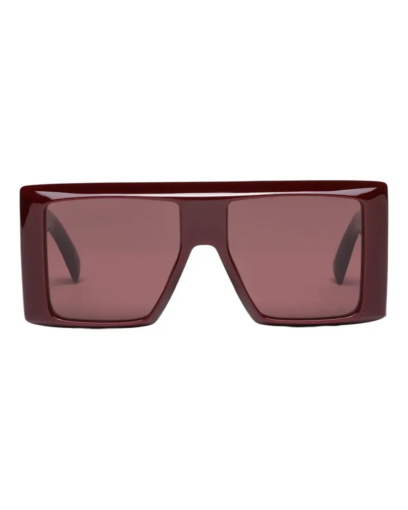 Balmain B-Stage Sonnenbrille mit eckigem Gestell - Braun Braun