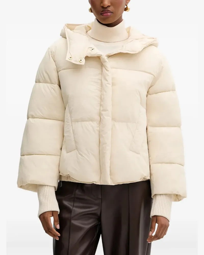 Silvian Heach hooded padded jacket - Nude Nude