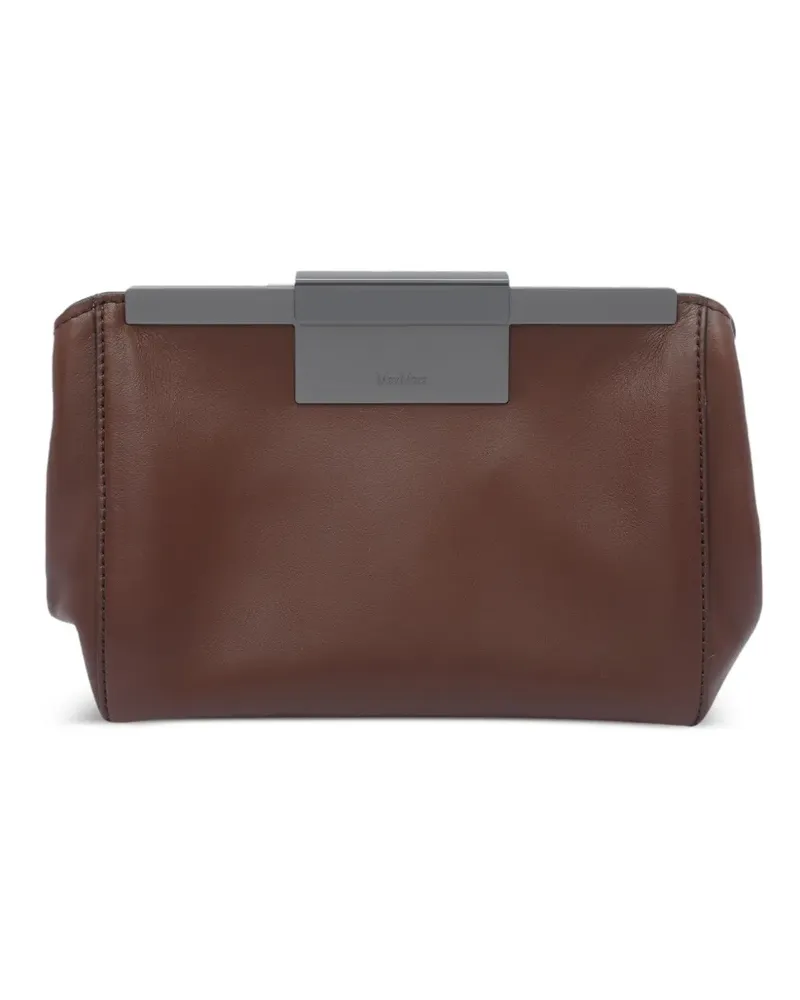 Max Mara Gürteltasche aus Leder - Braun Braun