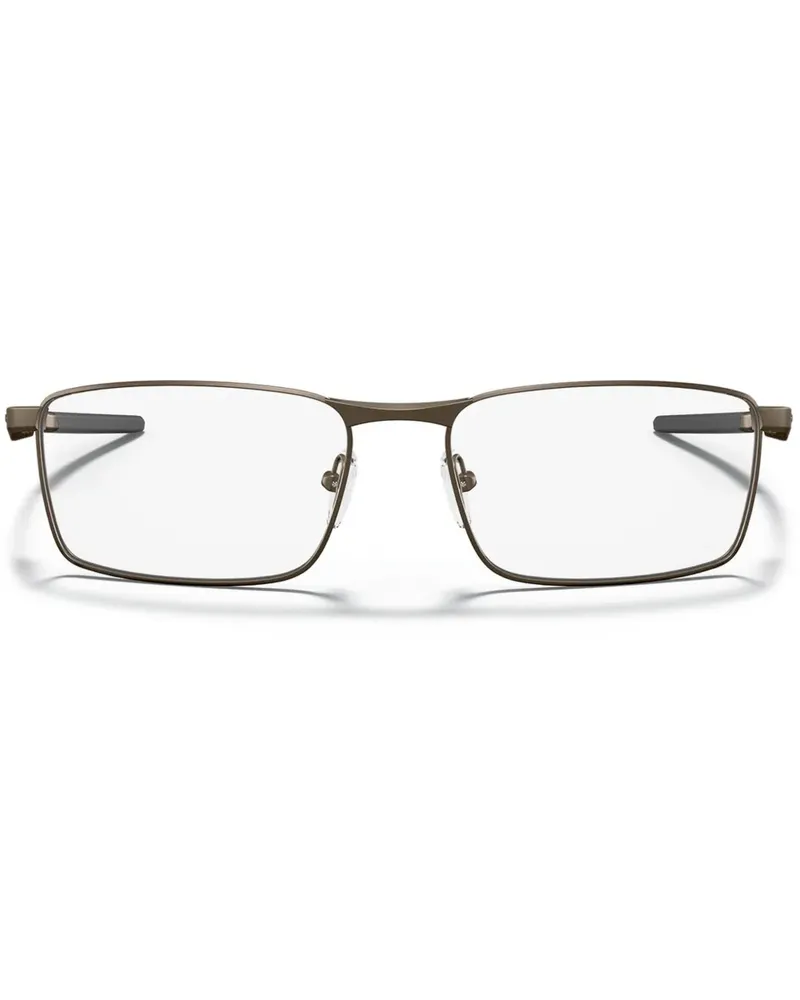 Oakley Brille mit eckigem Gestell - Silber Silber