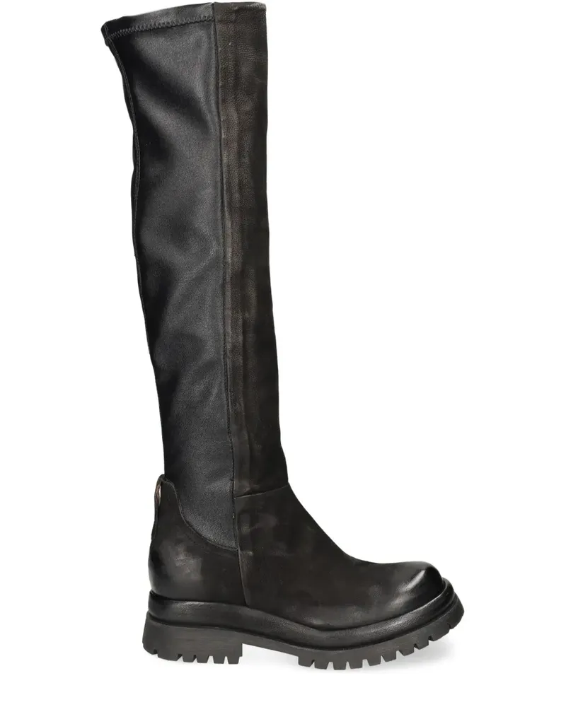 A.S.98 Stiefel mit Reißverschluss - Schwarz Schwarz