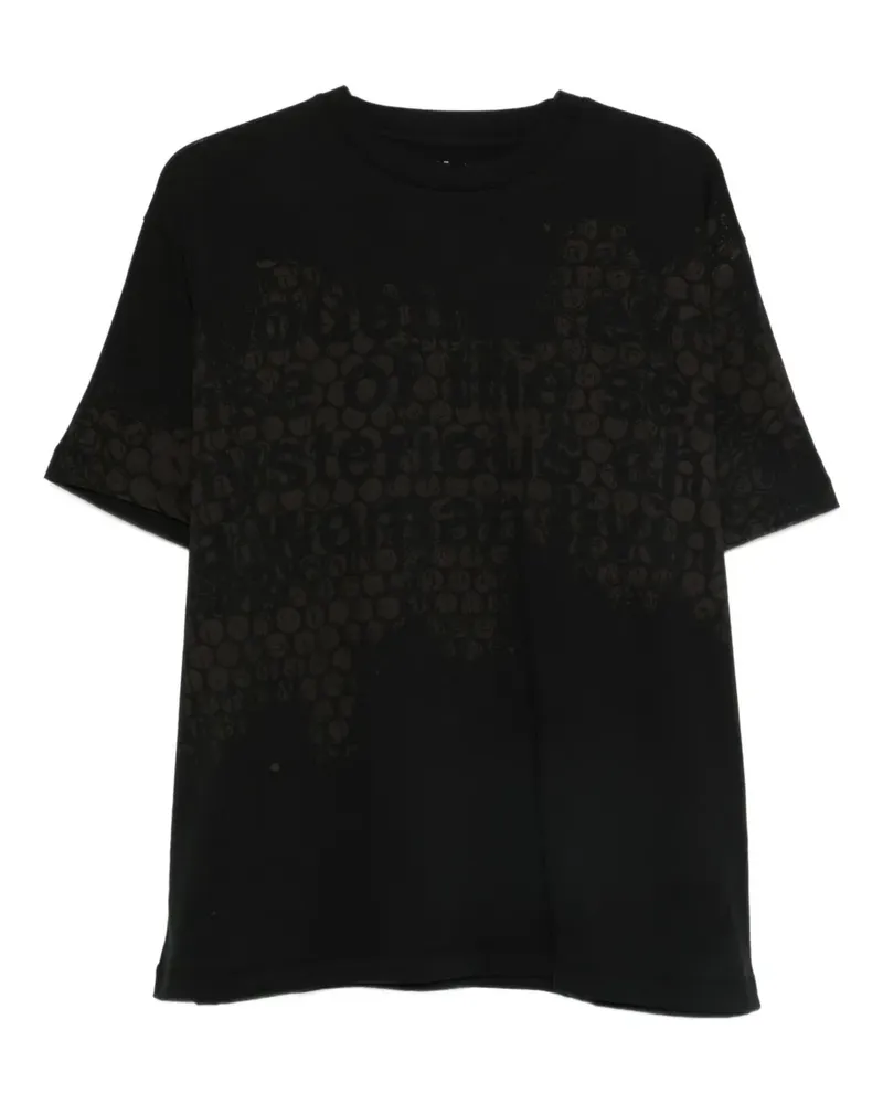 6397 Big Russell Bubble Wrap T-Shirt - Schwarz Schwarz
