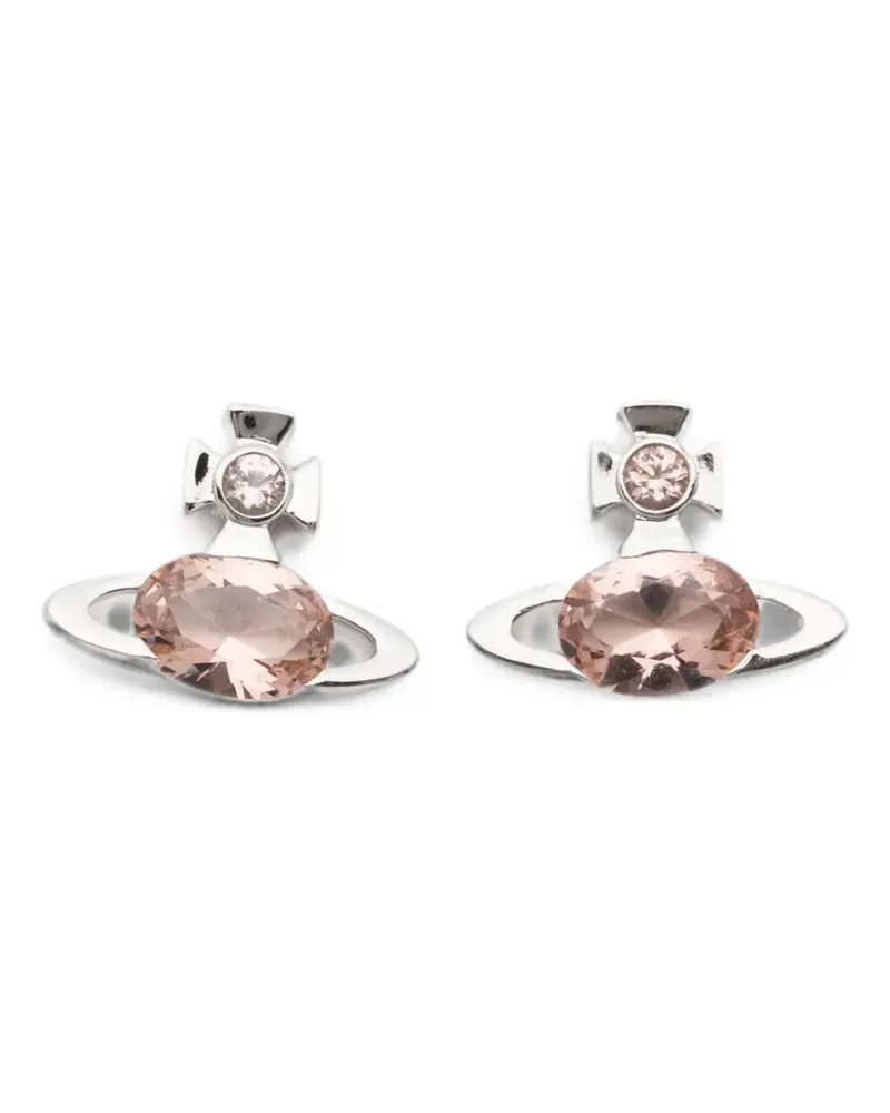 Vivienne Westwood Allie Orb crystal-embellished earrings - Silber Silber