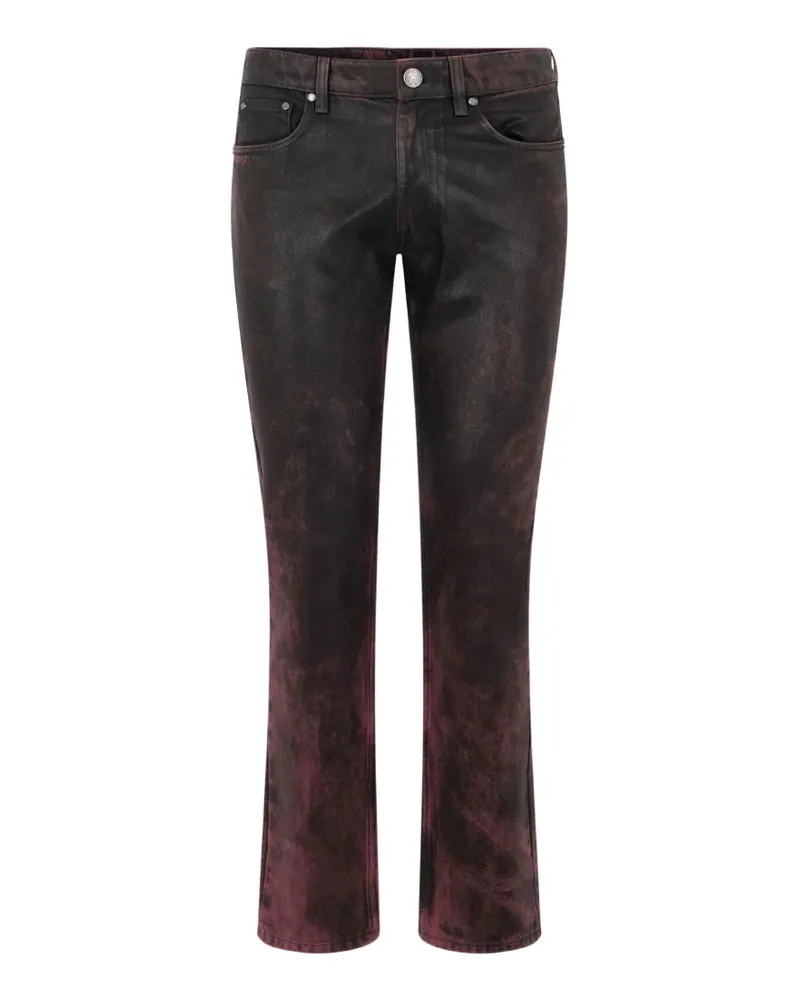 Roberto Cavalli washed-effect jeans - Schwarz Schwarz