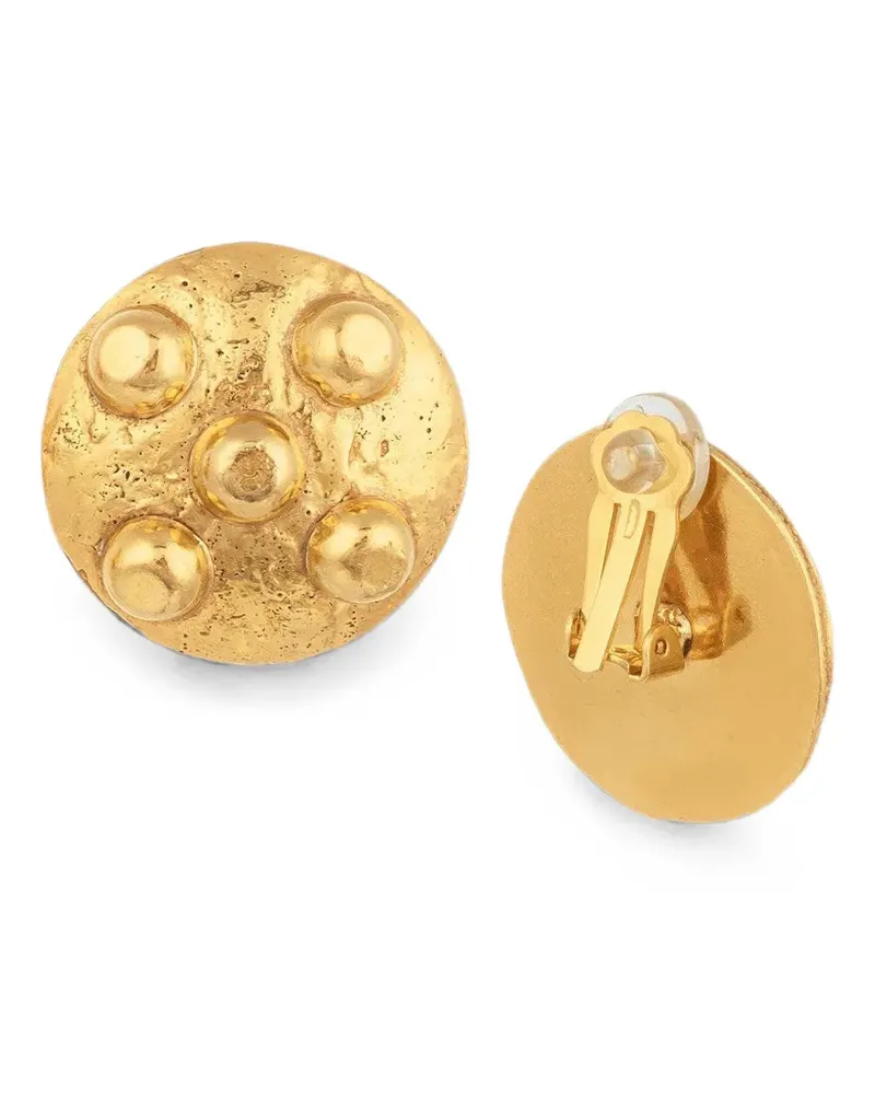 Sylvia Toledano Theodora hammered-effect earrings - Gold Gold