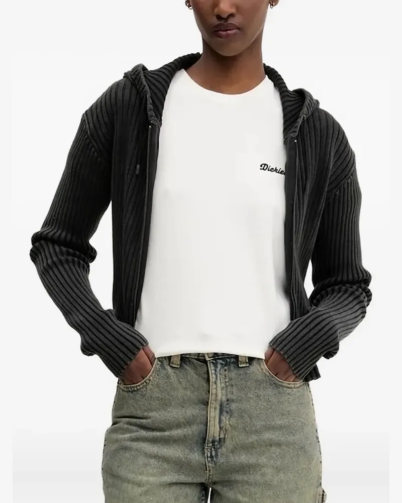 Dickies Gerippter Cardigan - Grau Grau