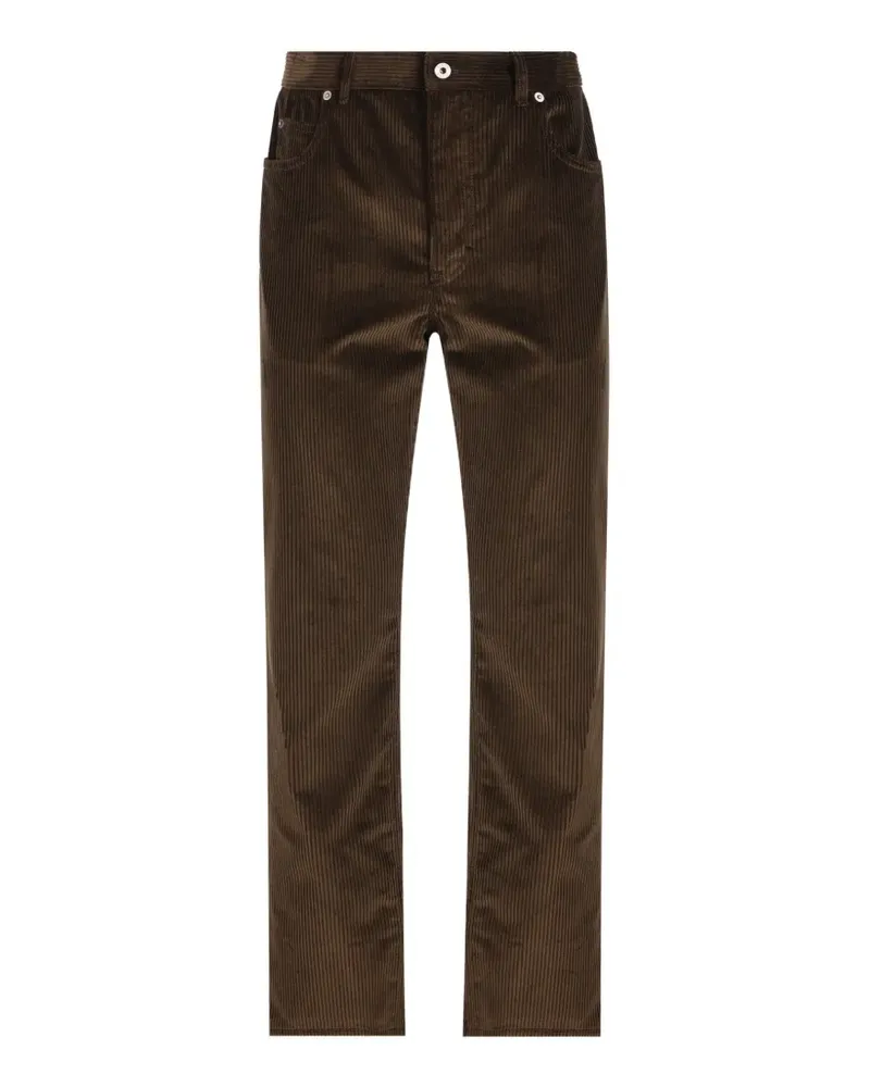 Loewe straight-leg corduroy trousers - Braun Braun