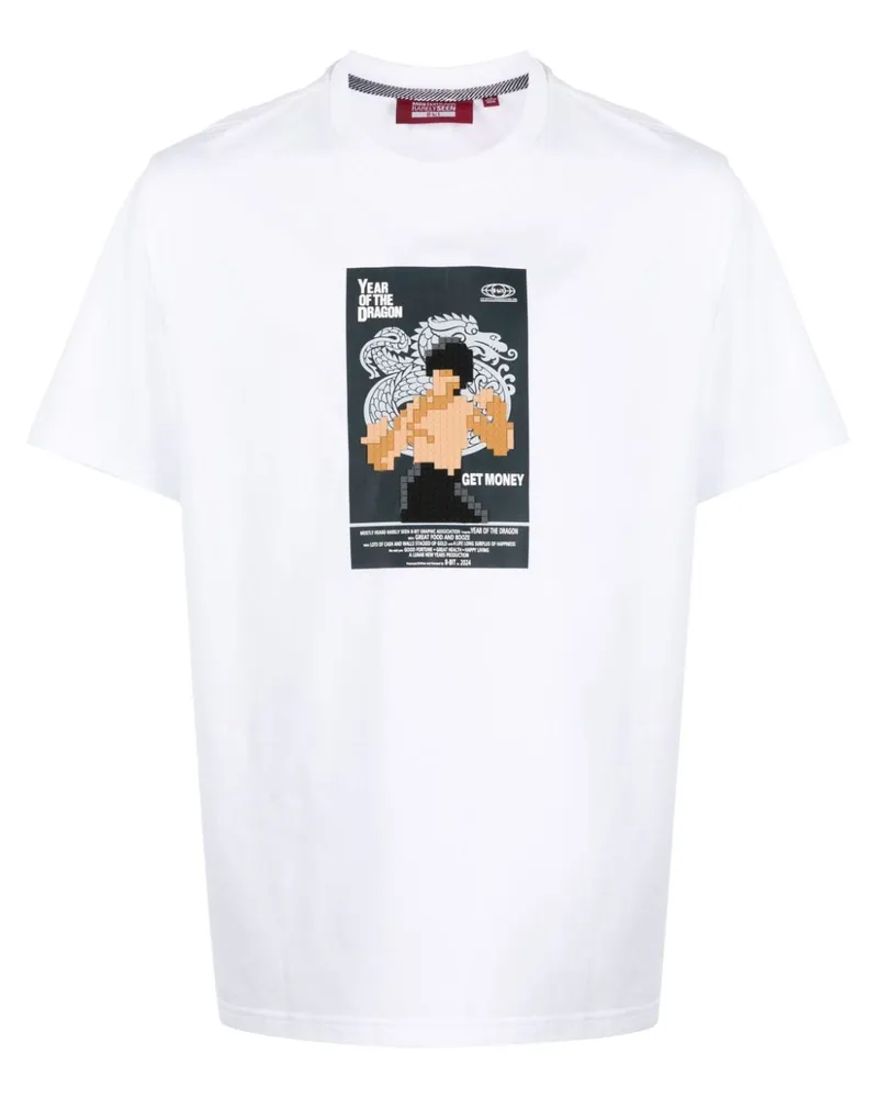 Mostly Heard Rarely Seen Year of the Dragon T-Shirt - Weiß Weiß