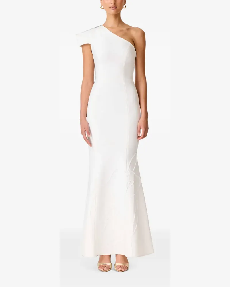 ELLIATT Opium Maxikleid mit Blumenstickerei - Weiß Weiß