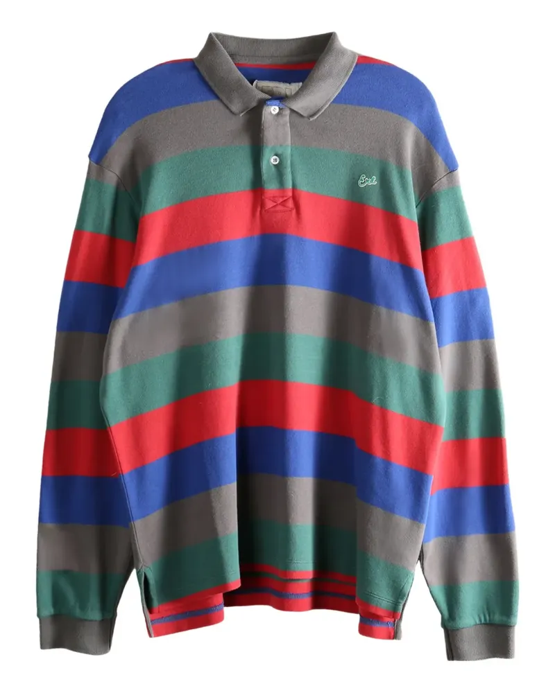 ERL striped polo shirt - Grau Grau