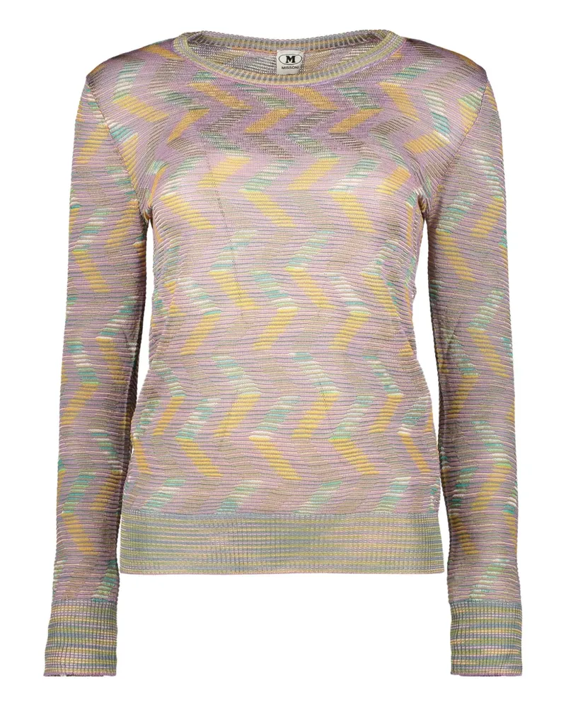 Missoni Pullover mit Zickzackmuster - Rosa Rosa