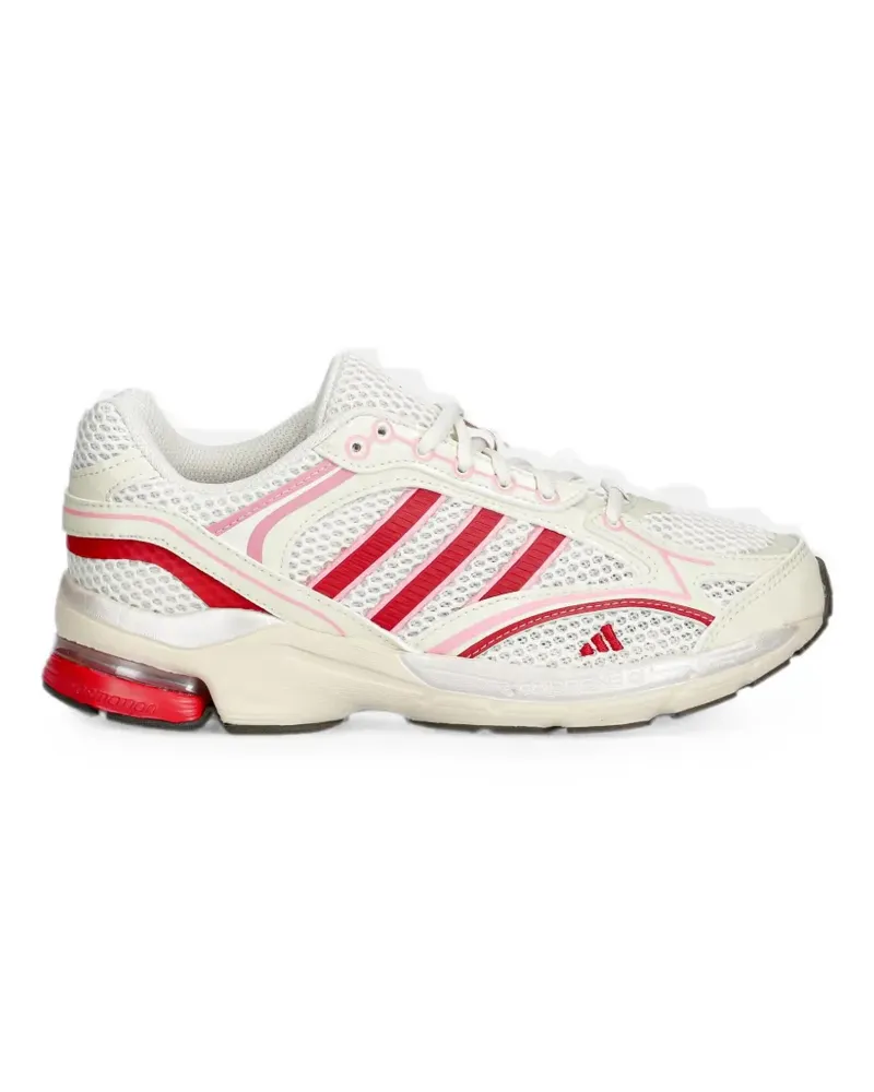adidas mesh-panelled logo-patch sneakers - Nude Nude