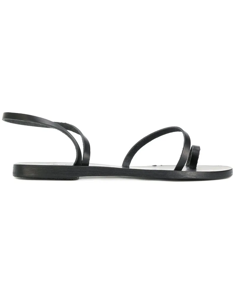Ancient Greek Sandals Klassische Pantoletten - Schwarz Schwarz