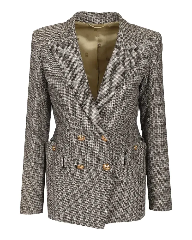 Blazé Milano double-breasted flap blazer - Schwarz Schwarz