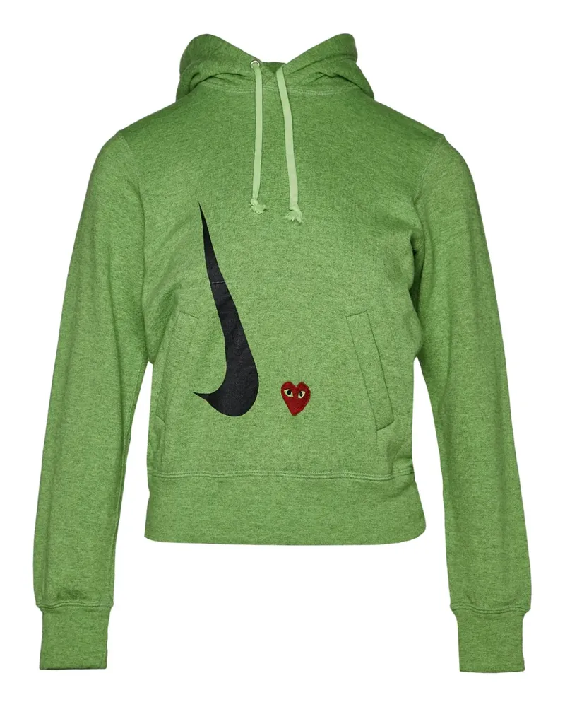 Comme des Garçons x Nike Hoodie mit Herzdetail - Grün Grün