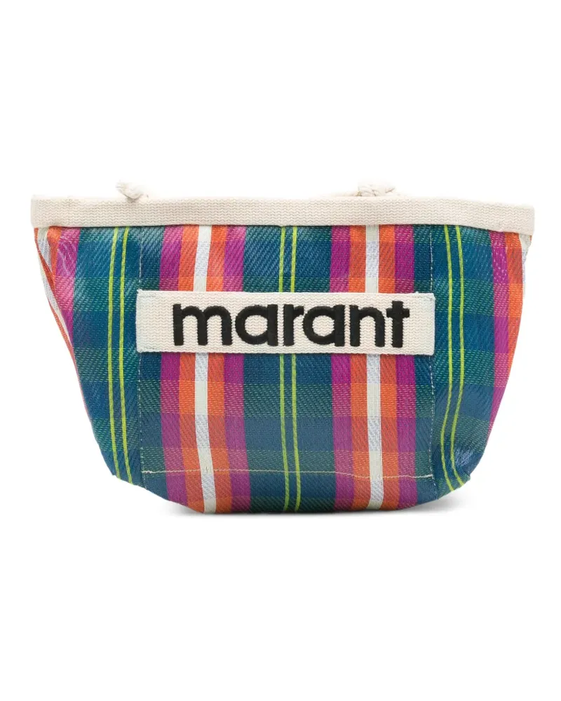 Isabel Marant Powden clutch bag - Blau Blau