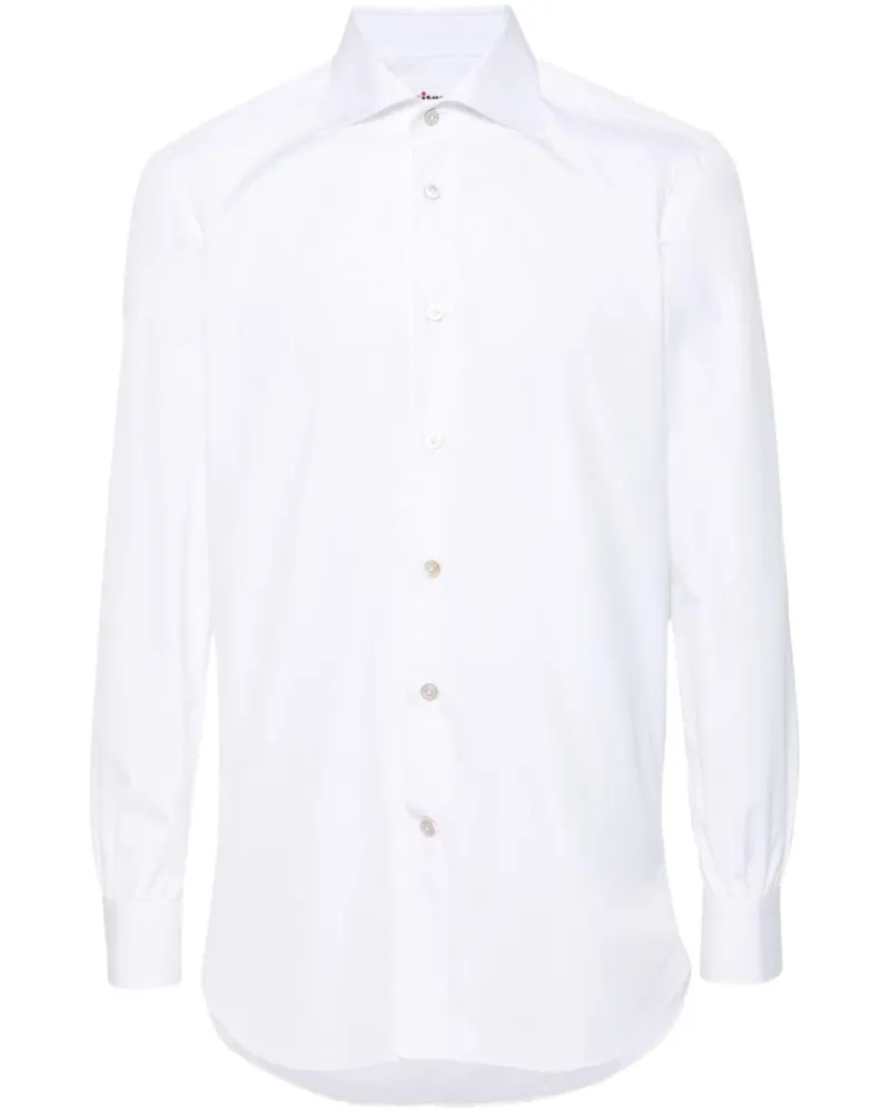 Kiton Klassisches Hemd Weiß